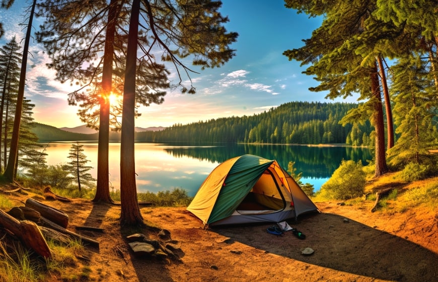 Camping on Lake Murray SC